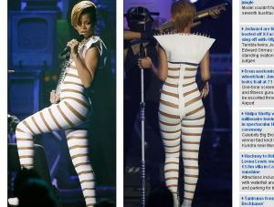 Rihanna niby ubrana, a jednak naga