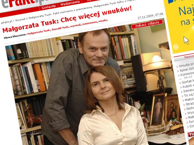 Małgorzata Tusk chwali męża w wywiadzie dla "Faktu"
