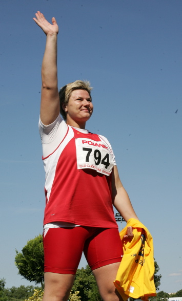 Na Mistrzostwach Polski w Szczecinie, lato 2008