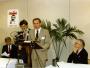 1985: Inauguracja Solidarity Endowment. Andrzej Czuma przemawia w jednej z sal Kongresu USA
