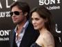 Angelina i Brad na premierze "Salt"