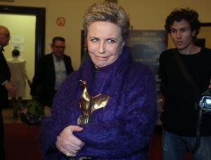 Krystyna Janda ze swoją cenną, bo Złotą Kaczką