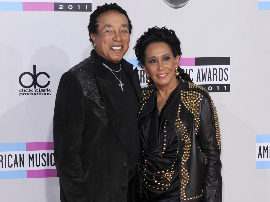 Smokey Robinson z żoną Frances Gladney