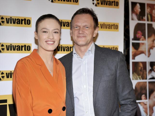 Magdalena Różczka i Cezary Pazura