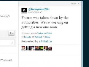 Anonymous na Twitterze