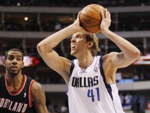 Dirk Nowitzki najlepszym europejskim koszykarzem