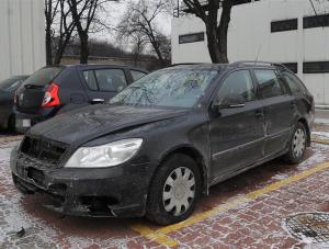 Samochód został zniszczony w czasie podróży służbowej