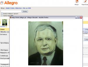 Allegrowicz oferuje portret prezydenta