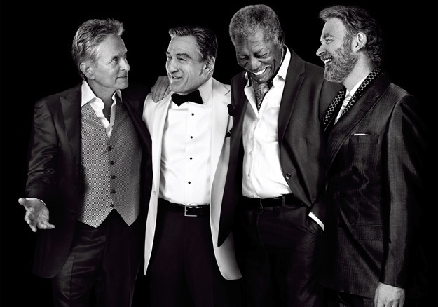Michael Douglas, Morgan Freeman, Kevin Kline i Robert De Niro w filmie "Last Vegas"