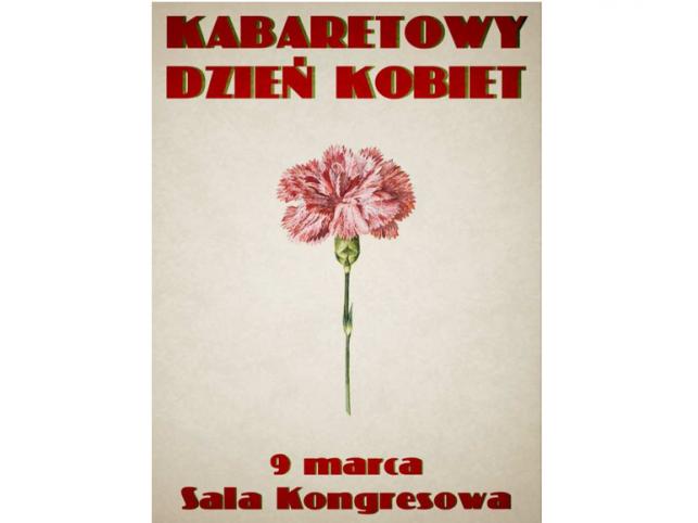Kabaretowy goździk na dzień kobiet