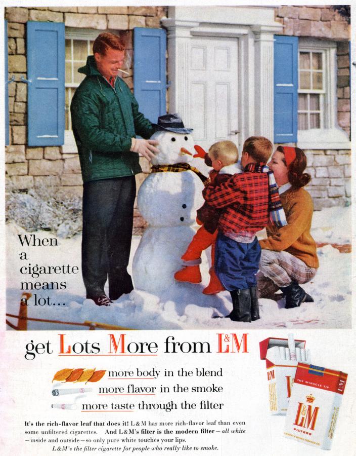 Papierosy "L&M", rok 1960