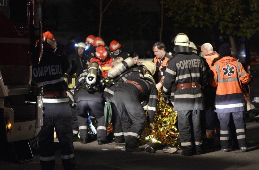 BUKARESZT, Rumunia. Eksplozja w nocnym klubie