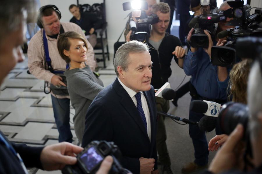 Piotr Gliński na szkoleniu w Sejmie