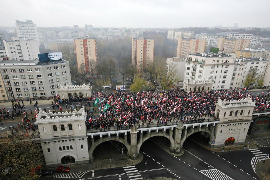 Marsz Niepodległości w Warszawie