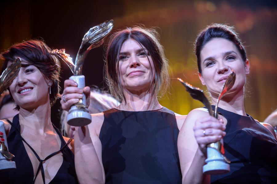 Laureatki Orłów 2016: Maja Ostaszewska, Małgorzata Szumowska, Agnieszka Smoczyńska