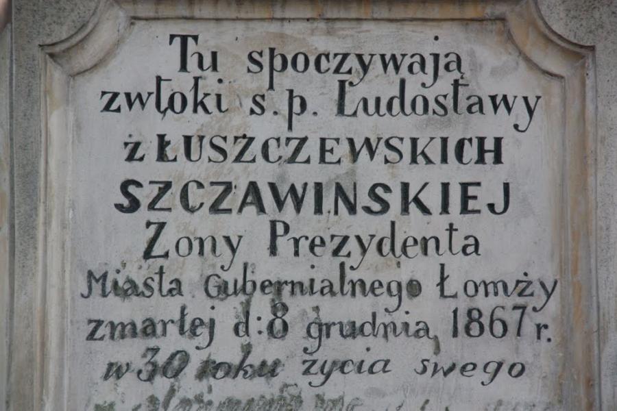 STARY CMENTARZ KATEDRALNY W ŁOMŻY