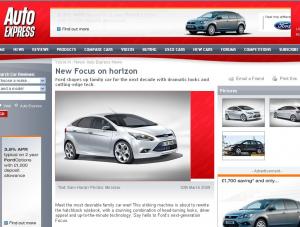 Nowego Ford Focus - pierwsze zdjęcia…